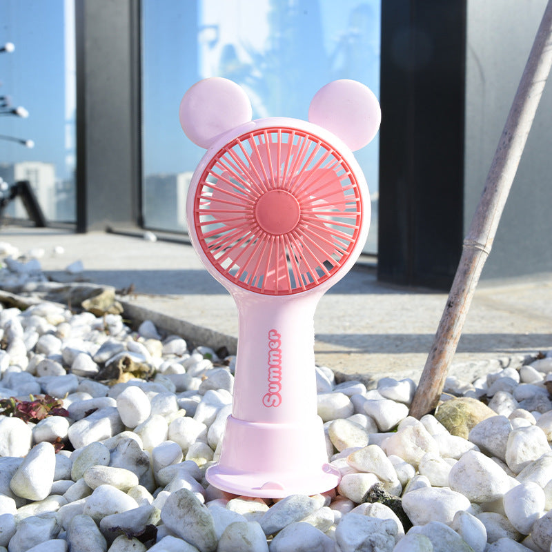 Portable Deer-Themed Handheld Cooling Fan Kalsten