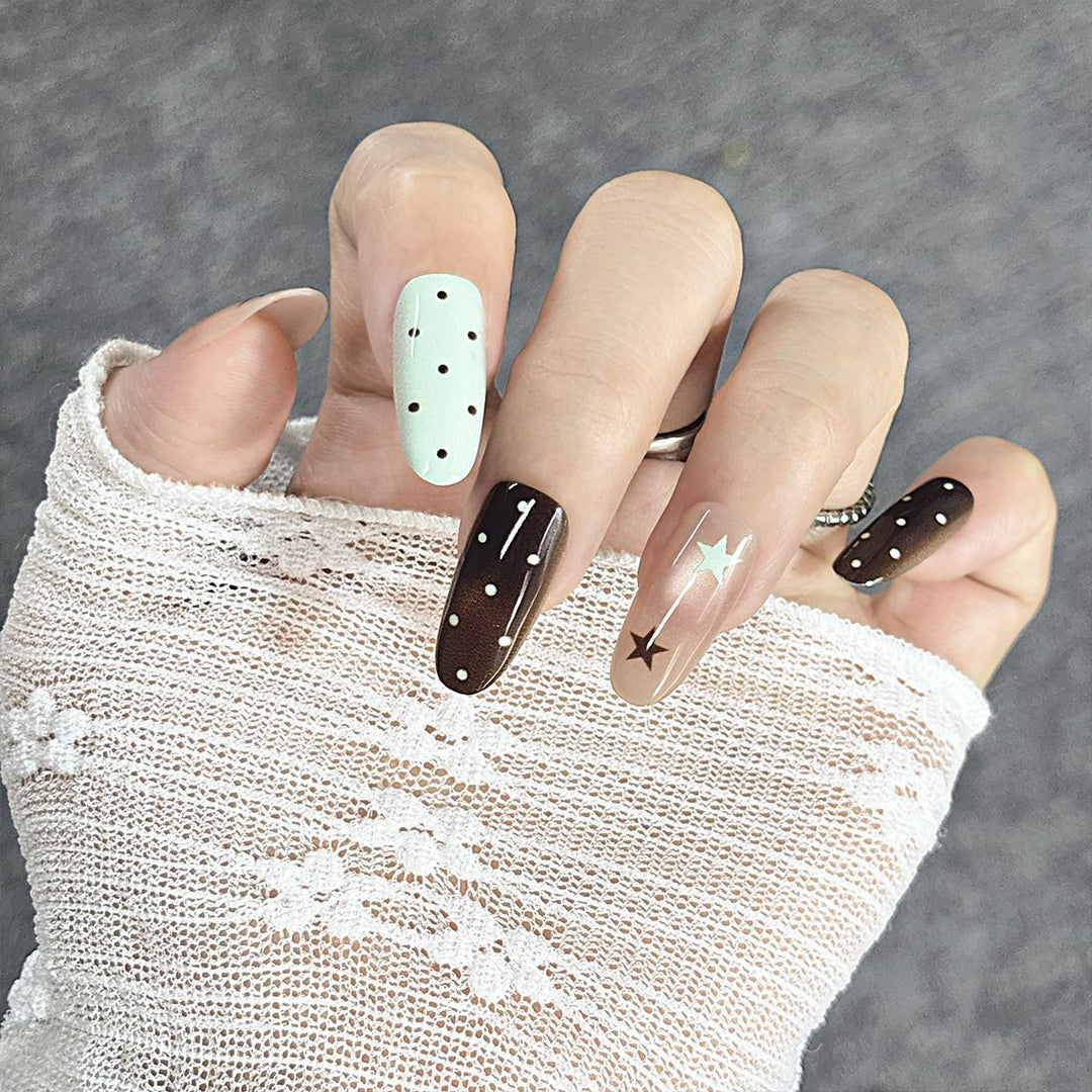 Fashion Press-On Nail Set Kalsten