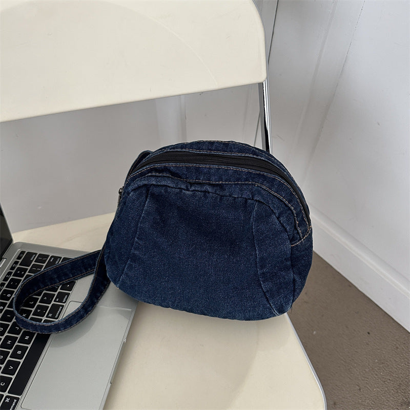Casual Denim Crossbody Bag