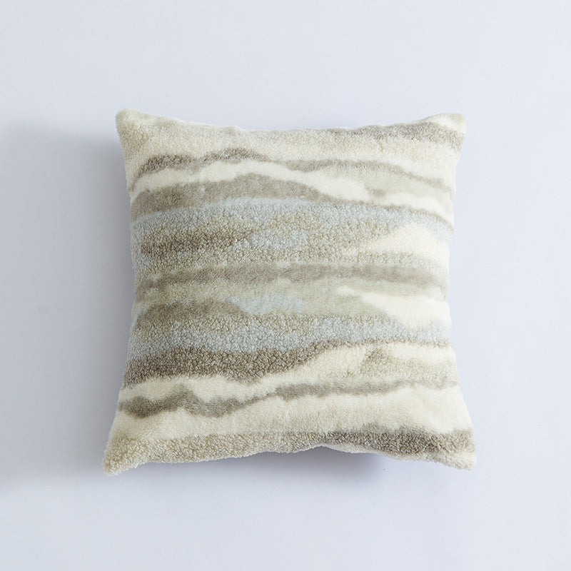 Textured Patterned Throw Pillow
