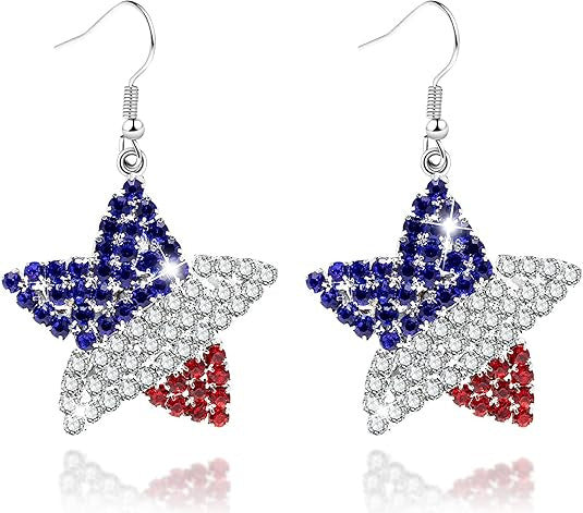 Ladies long sparkling crystal tassel earrings with geometric stud closure Kalsten
