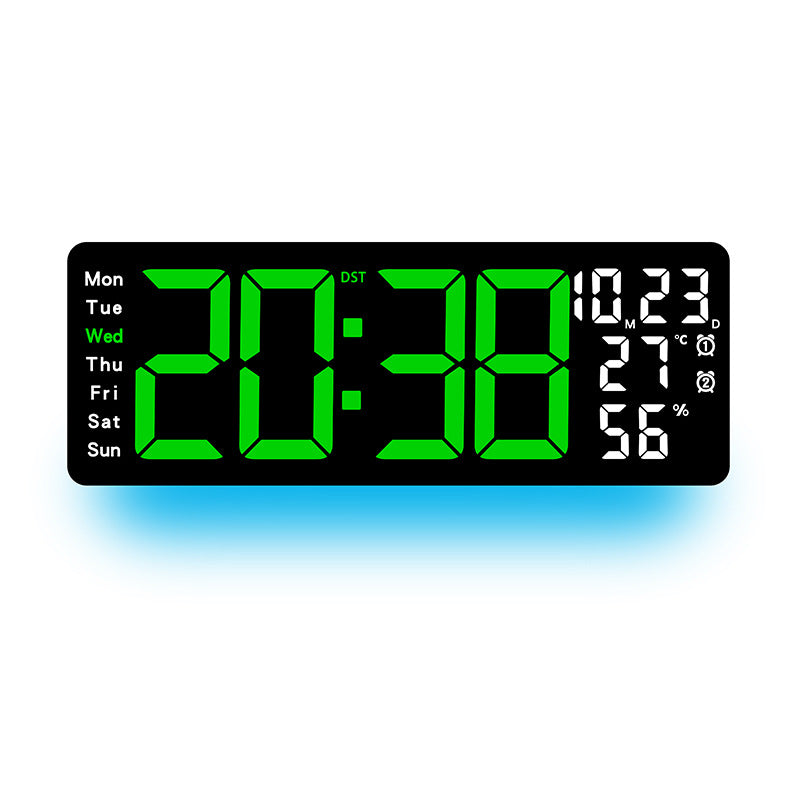Digital Multi-Function Alarm Clock with Color LED Display Kalsten