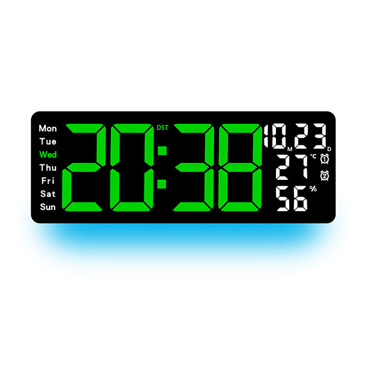 Digital Multi-Function Alarm Clock with Color LED Display Kalsten