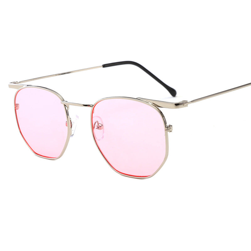 Women's fashionable rectangular glasses with elegant metal frame Kalsten