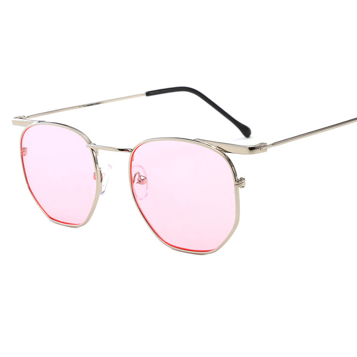 Women's fashionable rectangular glasses with elegant metal frame Kalsten
