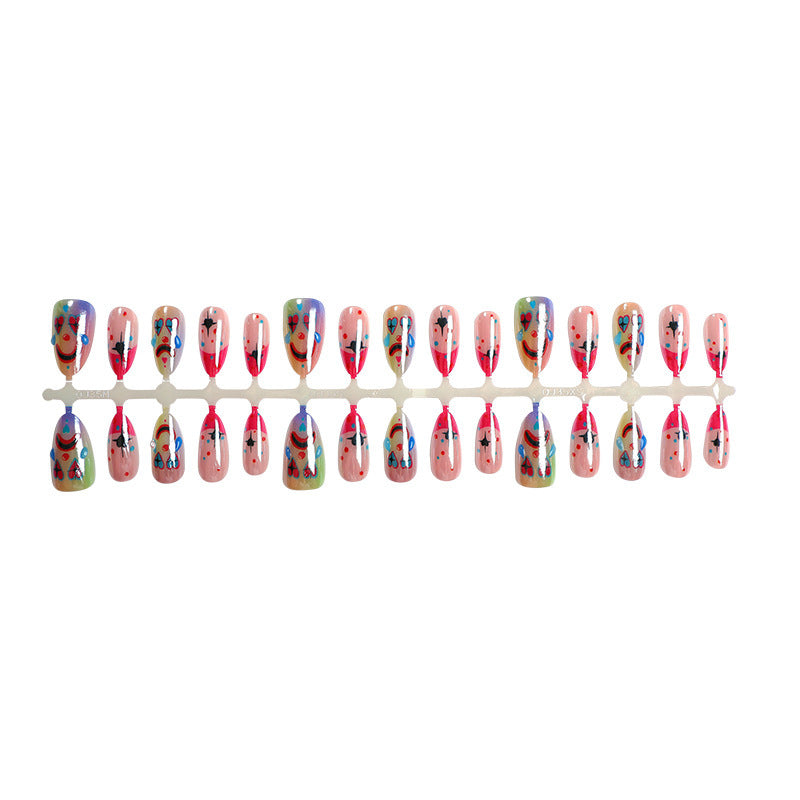 Creative Artistic Press-On Nails