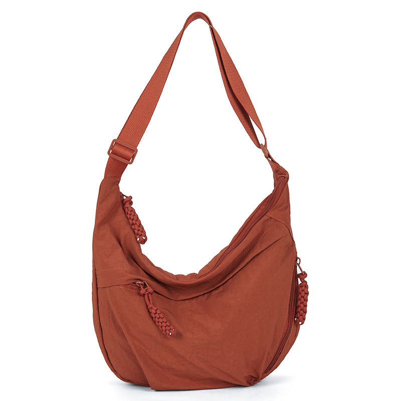 Casual shoulder bag with multifunctional zip pockets Kalsten