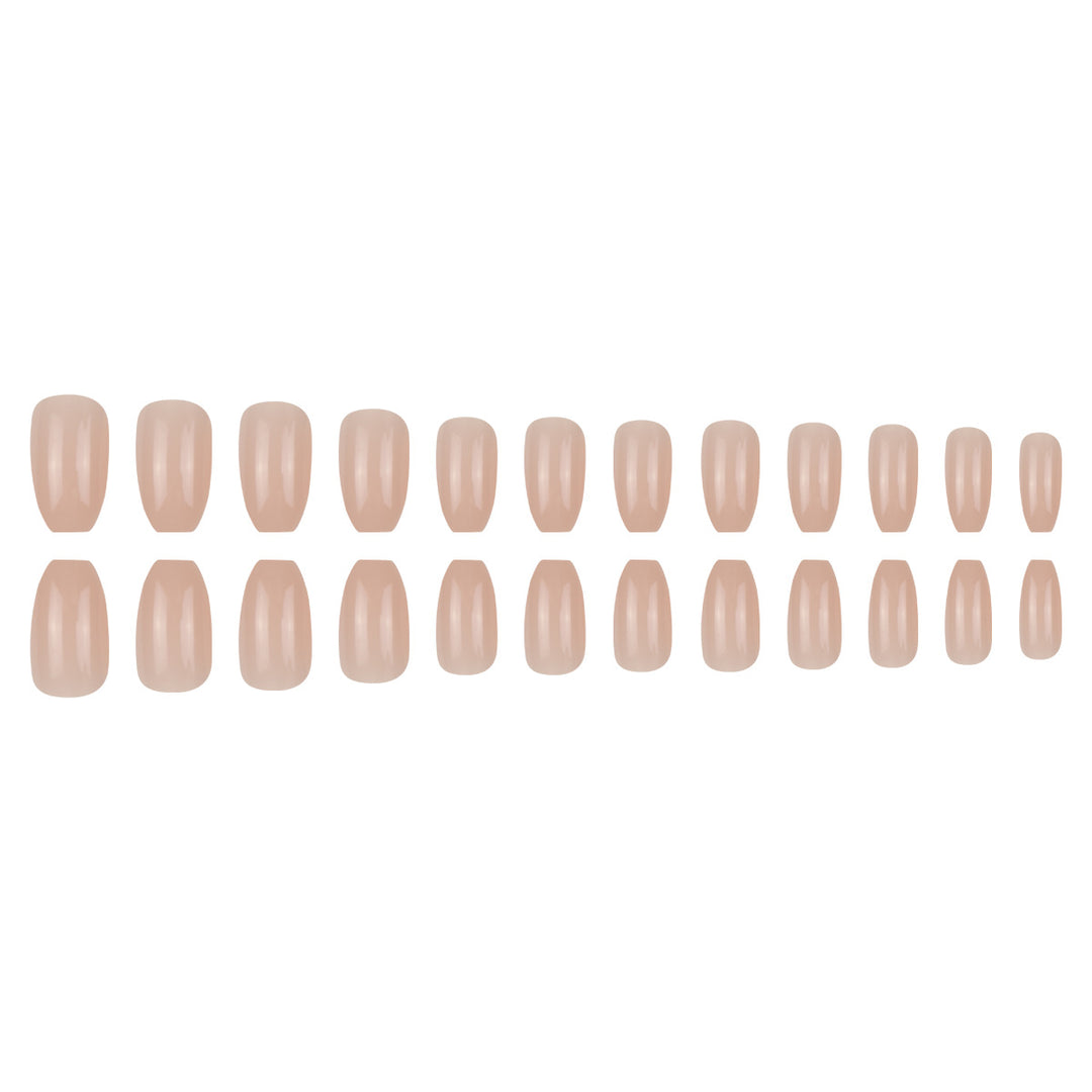 Glossy Almond-Shape Press-On Nails Kalsten