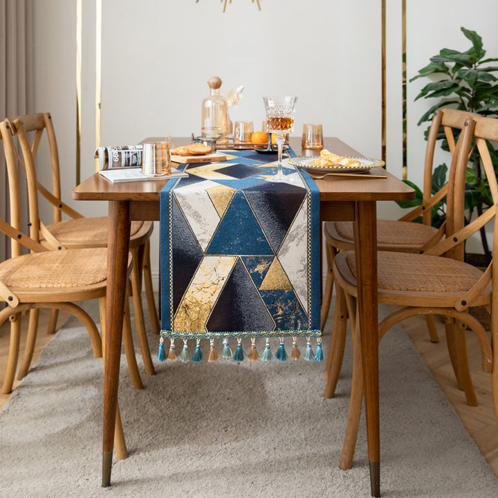 Geometric Pattern Table Runner