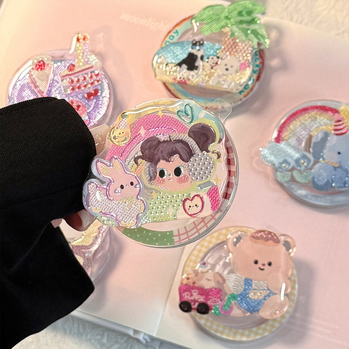 Kawaii Elephant Smartphone Finger Holder Case Kalsten