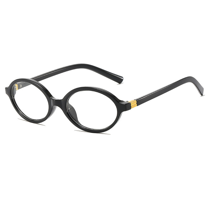 Vintage-Inspired Oval Frame Eyeglasses Kalsten