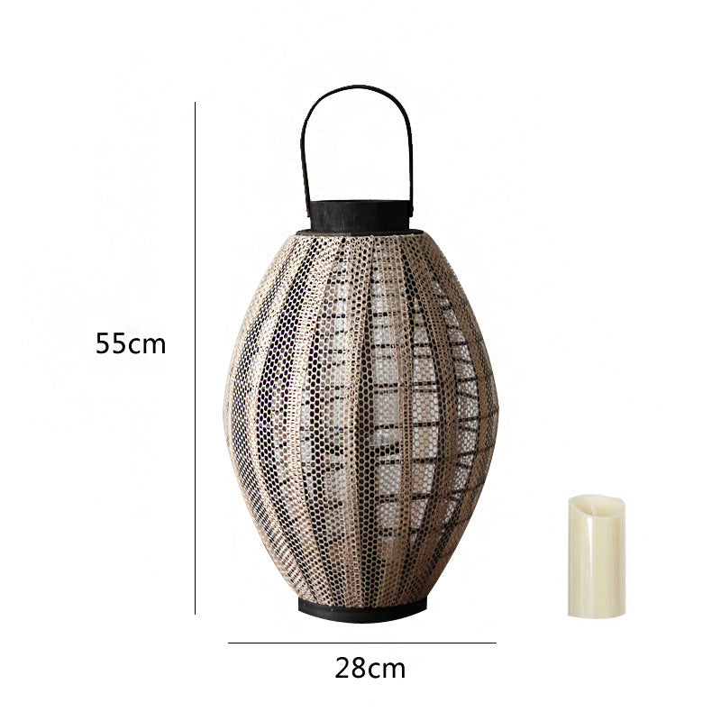 Elegant lantern with metal grid Kalsten