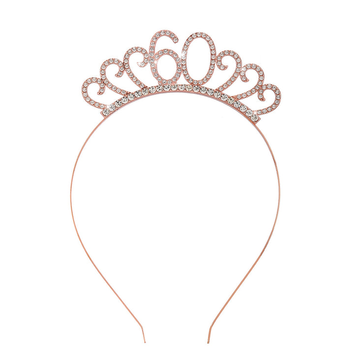 Ladies Crystal Tiara with Custom Designed Number Motif Kalsten