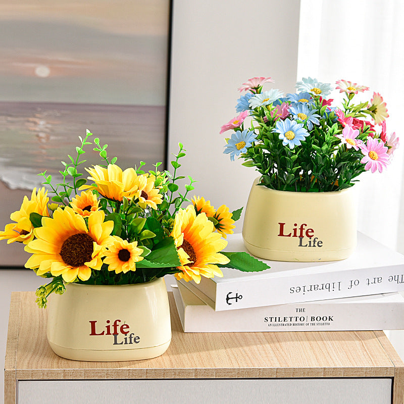 Lifelike Floral Centerpiece Arrangement