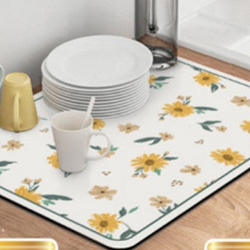Floral Pattern Kitchen Mat Kalsten
