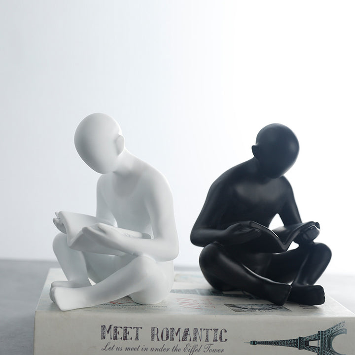 Reading Figurine