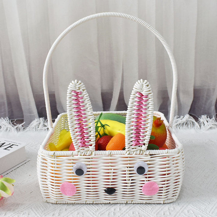 Decorative Bunny-Themed Storage Basket Kalsten