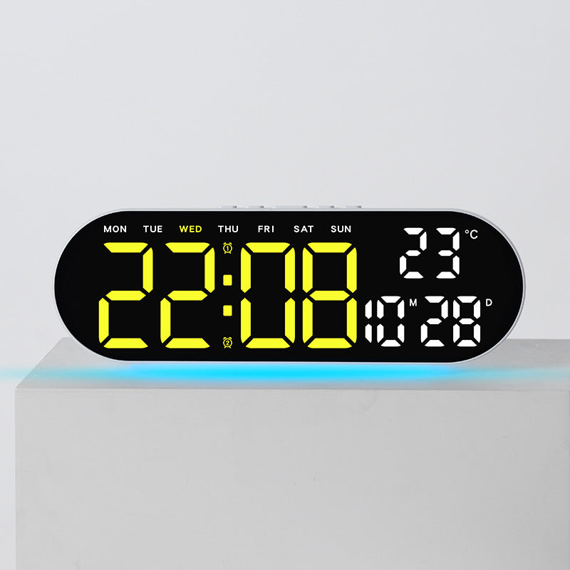 Digital alarm clock with multifunctional LED display and integrated thermometer function Kalsten