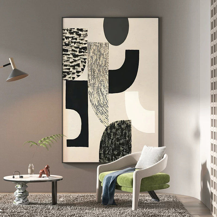 Abstract Geometric Wall Art Canvas