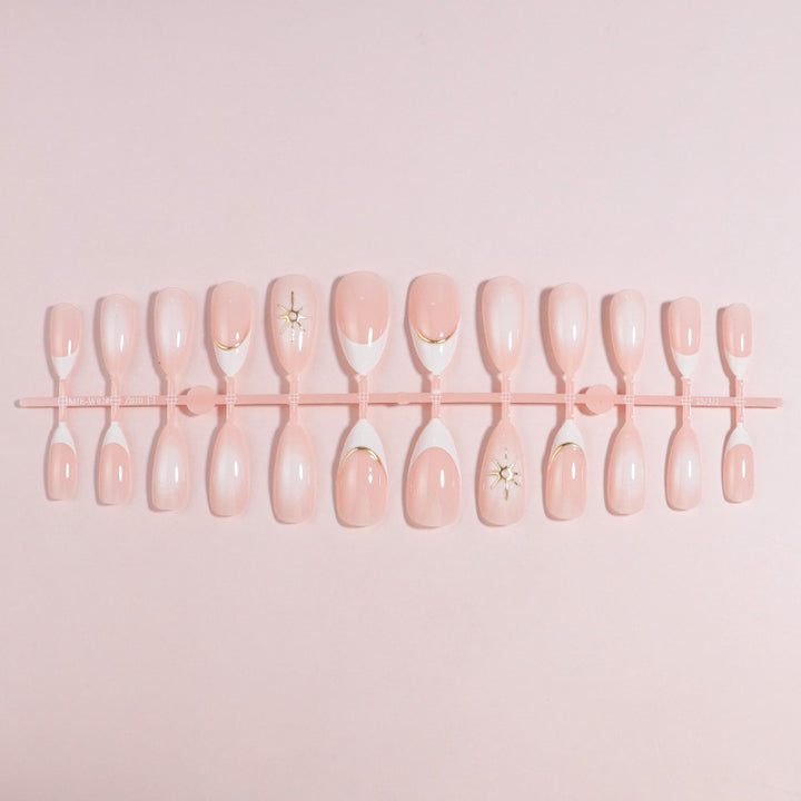 Premium Press-On Nail Set with Decorative Accents Kalsten