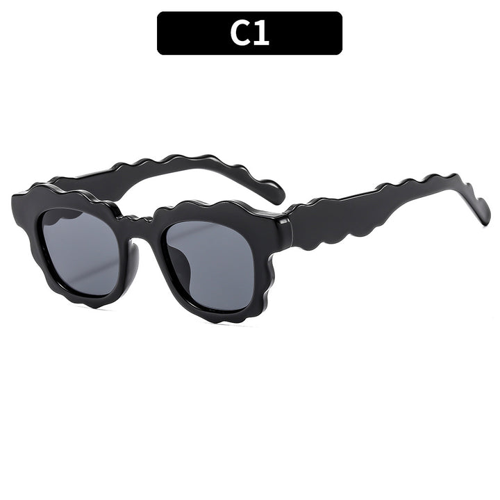 Artistic Wavy Frame Sunglasses