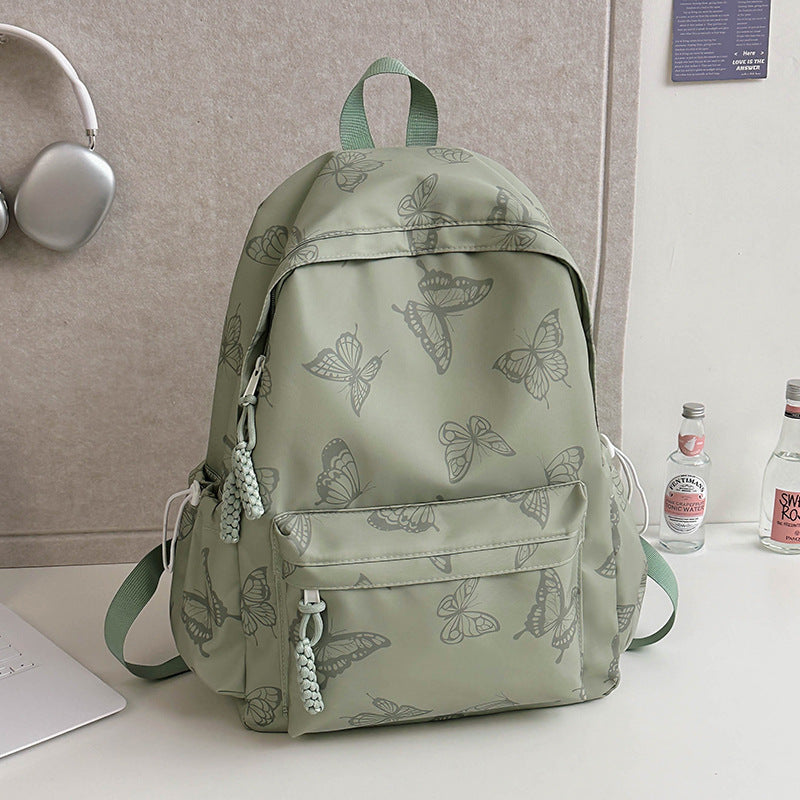 Elegant Butterfly Print Backpack Kalsten