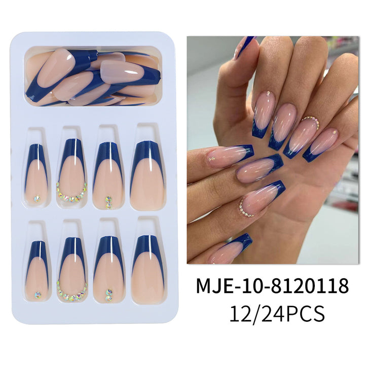 Premium French Tip Press-On Nail Set Kalsten