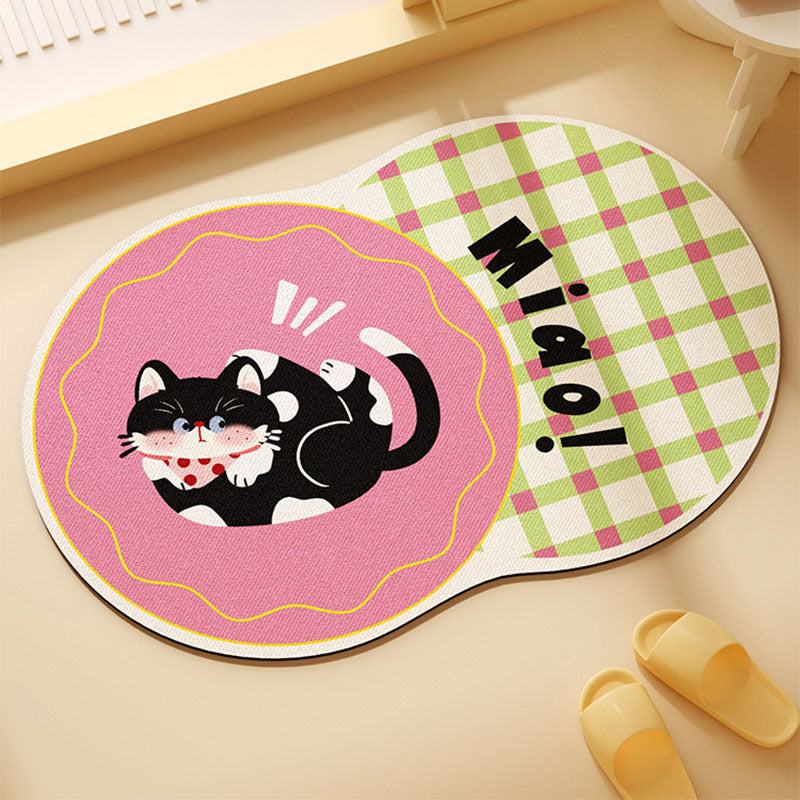 Fun Donut-Themed Bath Mat Kalsten