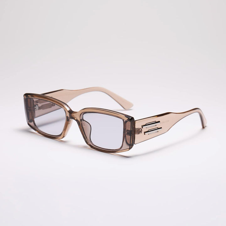 Women's elegant rectangular sunglasses with stylish acetate frame Kalsten