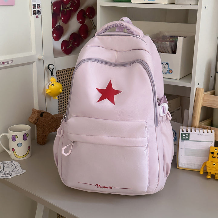 Casual Backpack with Stylish Star Design Kalsten