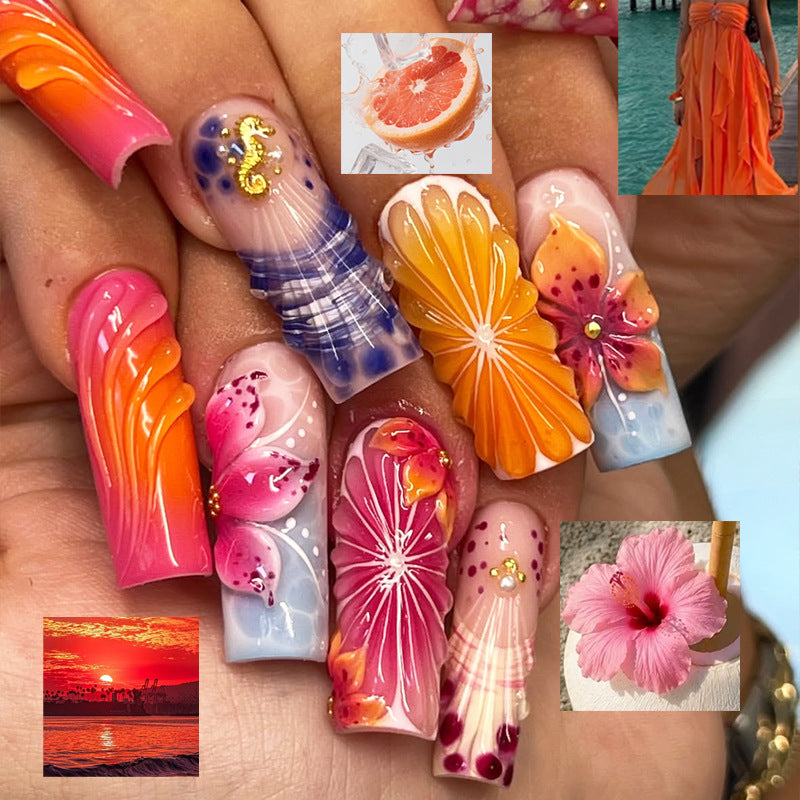 Premium Decorative Nail Tips Kit Kalsten