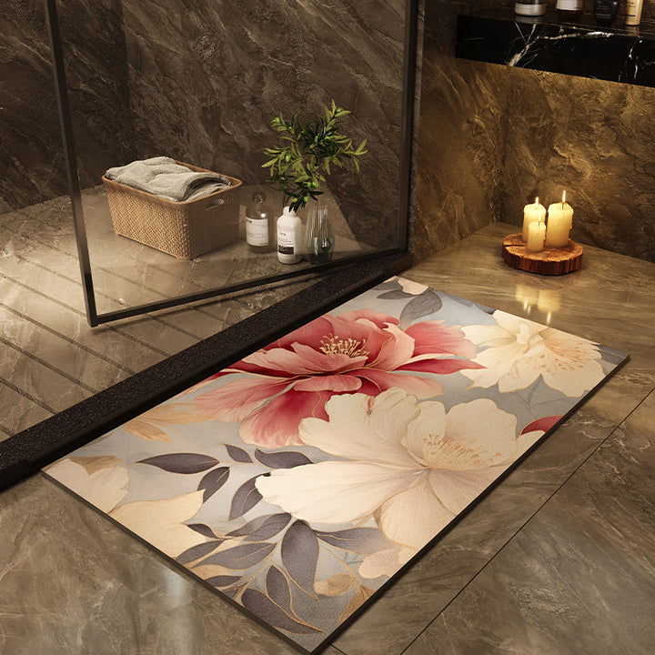 Modern Abstract Non-Slip Bath Mat