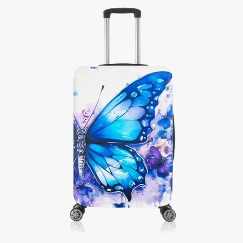 Women hard shell suitcase with stylish flamingo design Kalsten