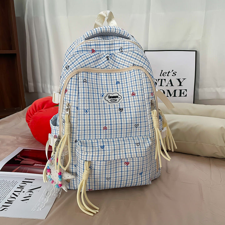 Cute Multi-Pocket Printed Backpack Kalsten