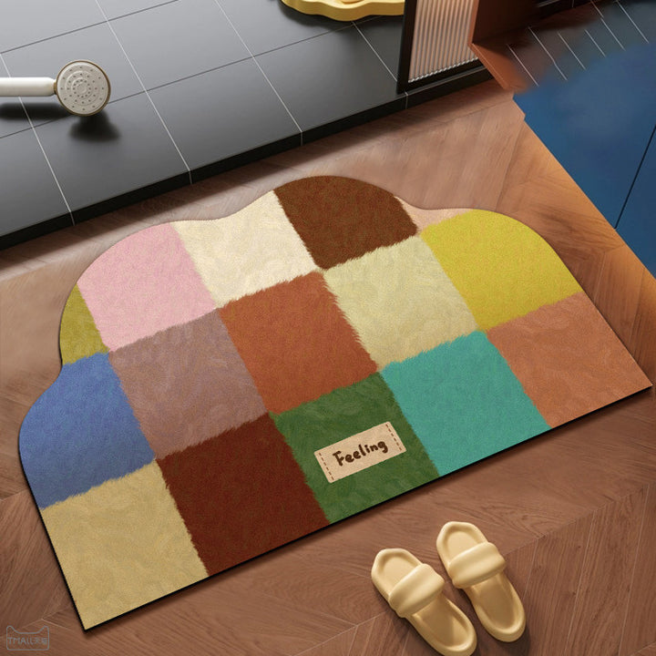 Plush Leopard Print Area Rug