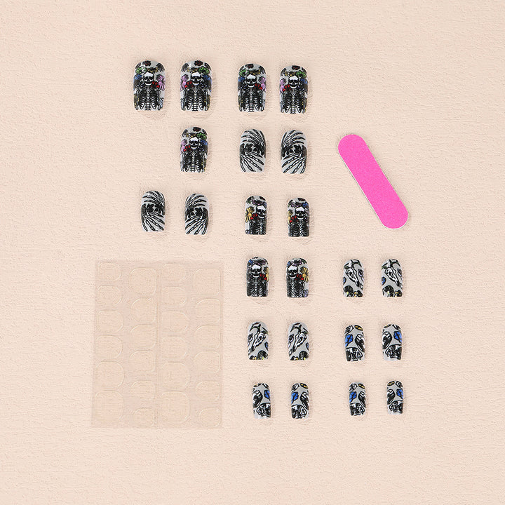 Creative Skeleton Nail Design Kalsten