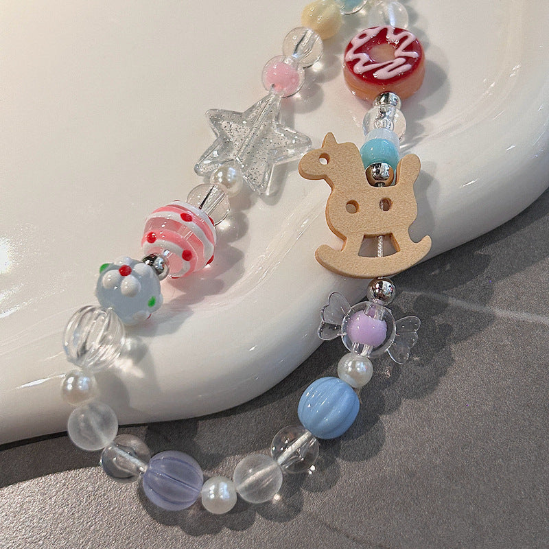 Fun-Themed Beaded Eyewear Lanyard Kalsten