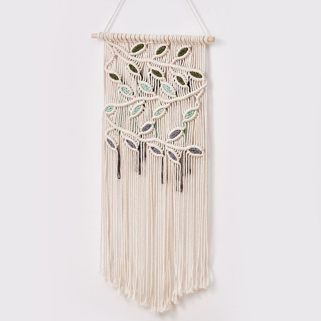 Macramé Leaf Wall Hanging