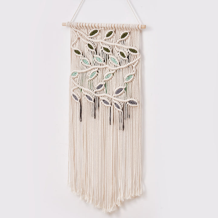 Macramé Leaf Wall Hanging