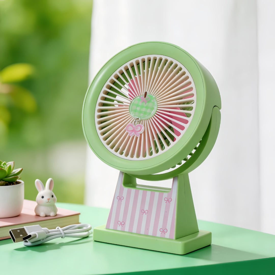 Ladies Portable Table Fan with Cute Antler Design Kalsten