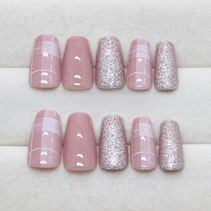 Elegant Press-On Nail Design Kalsten