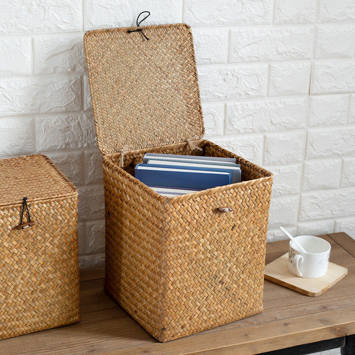Square Woven Storage Chest Kalsten