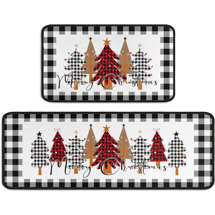 Festive Christmas Kitchen Mat Set Kalsten