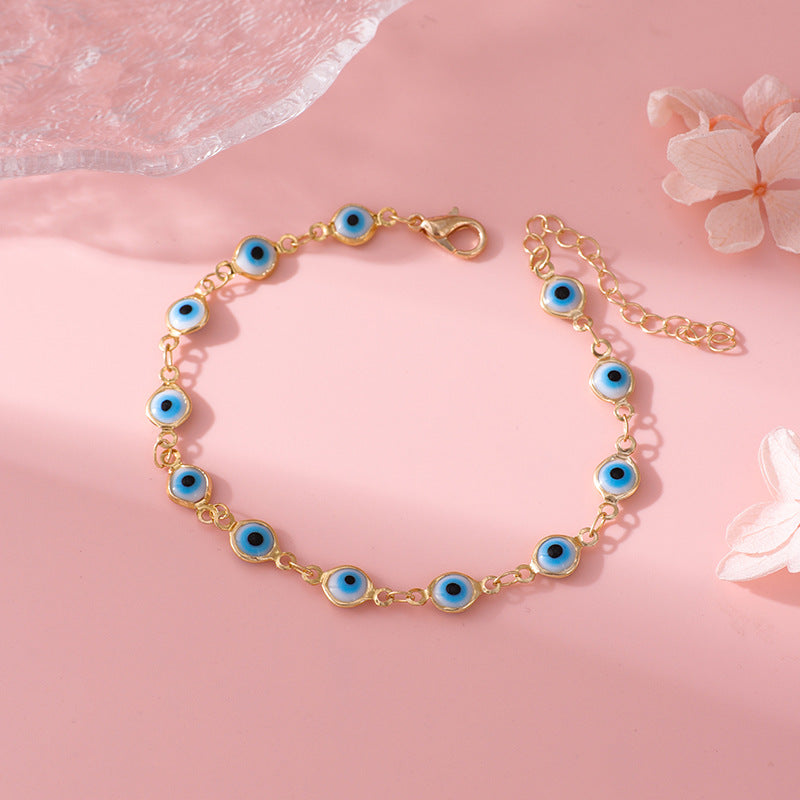 Decorative Evil Eye Charm Bracelet Kalsten