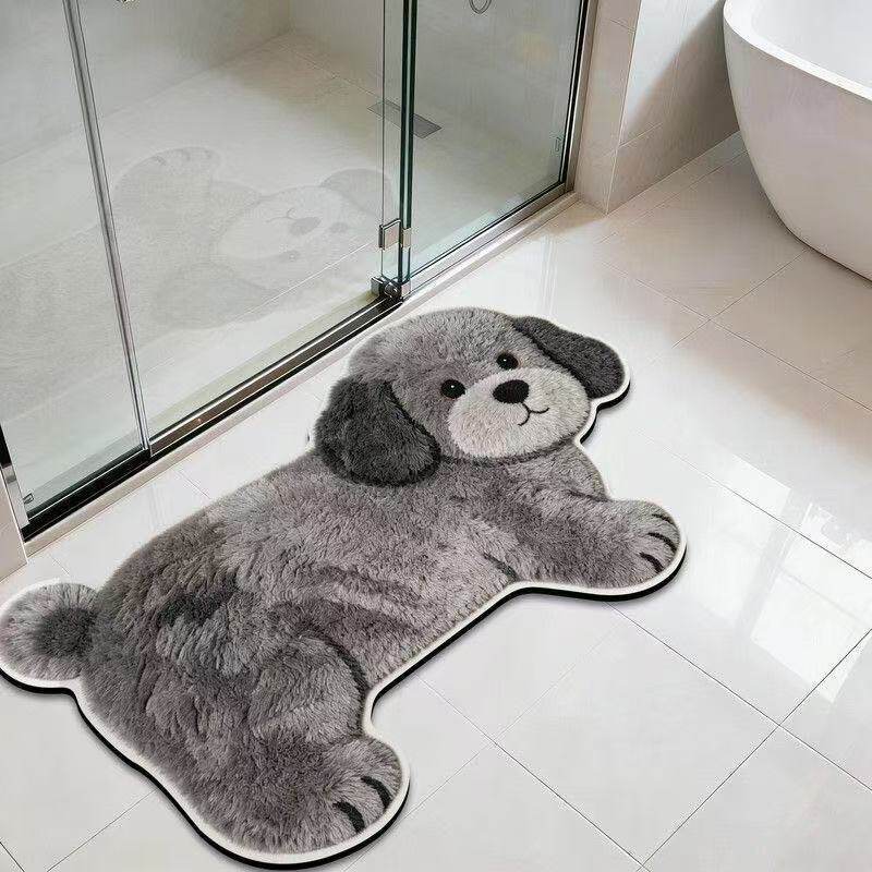 Corgi Shaped Bath Mat