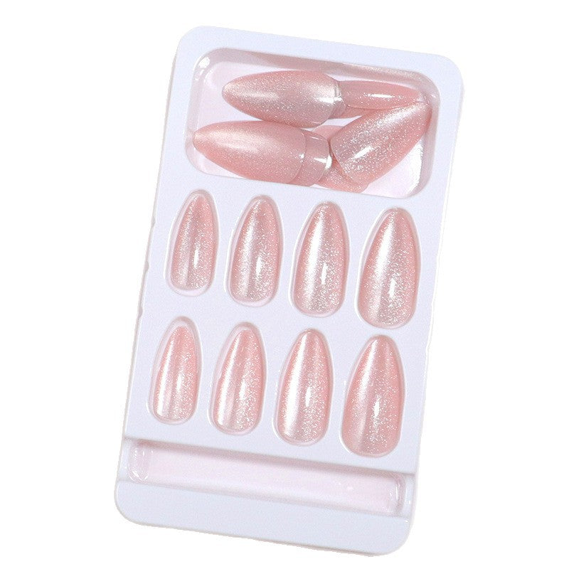 Premium Sparkling Almond-Shaped Press-On Nails Kalsten