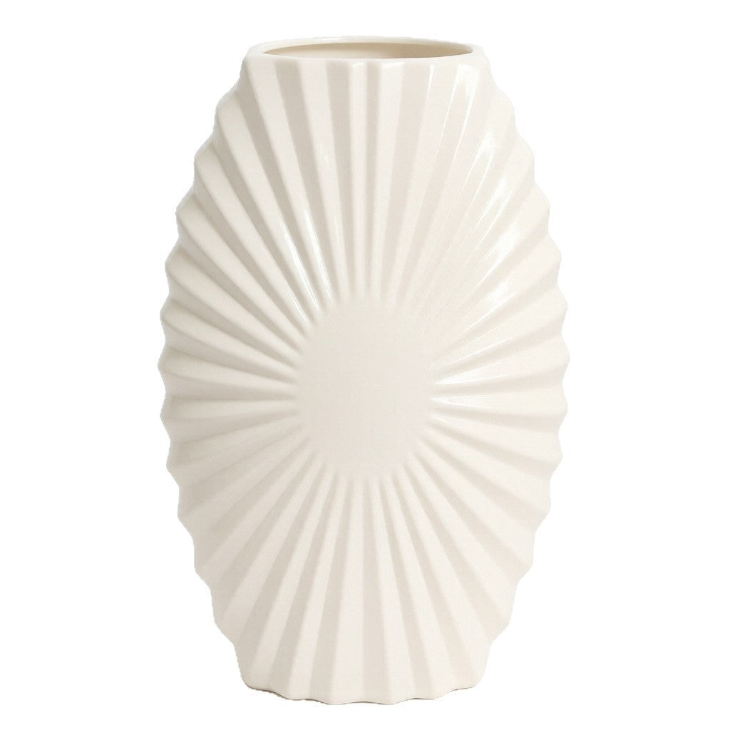 Textured Decorative Centerpiece Vase Kalsten