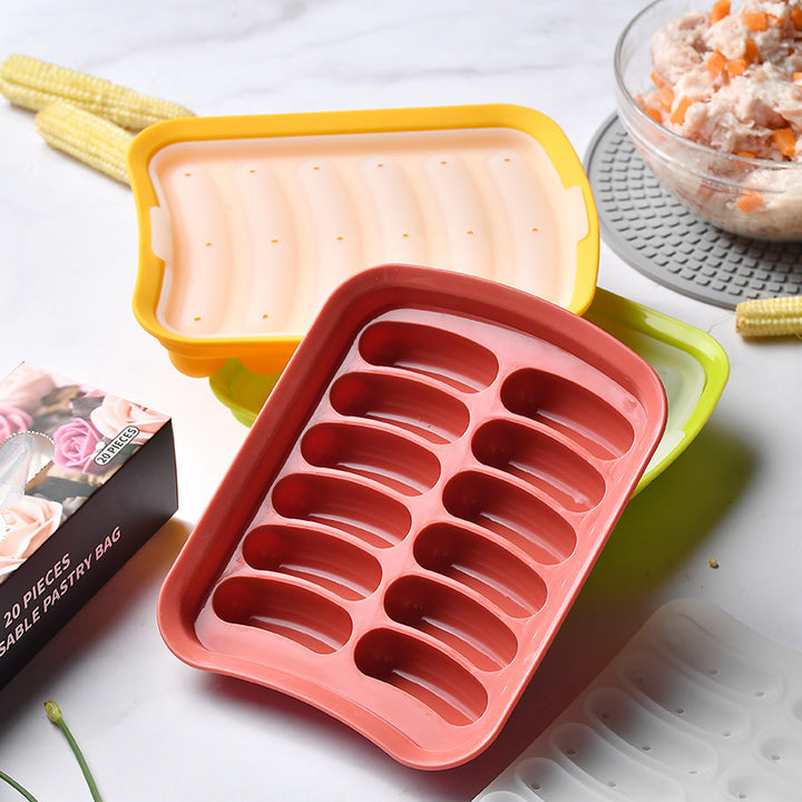 Silicone ice cube mold with integrated cooling design Kalsten