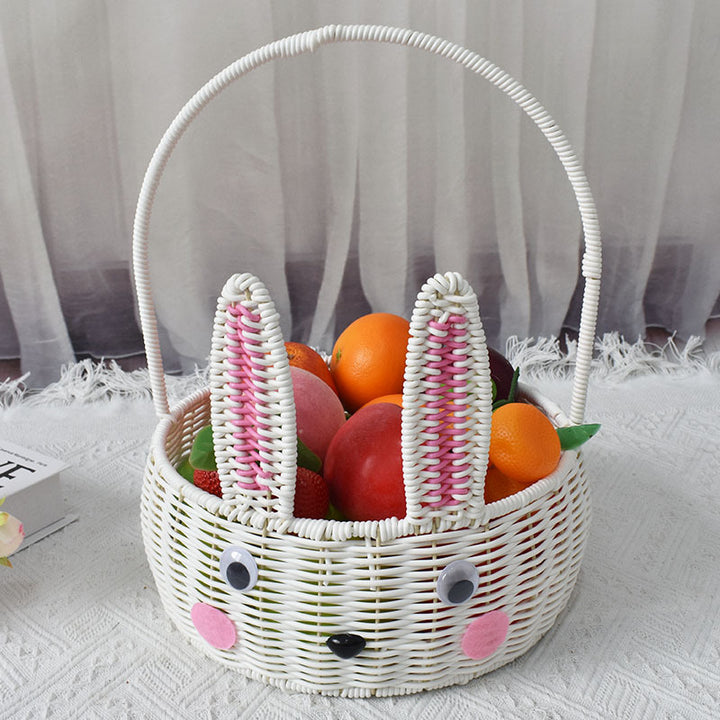 Bunny-Shaped Decorative Storage Basket Kalsten