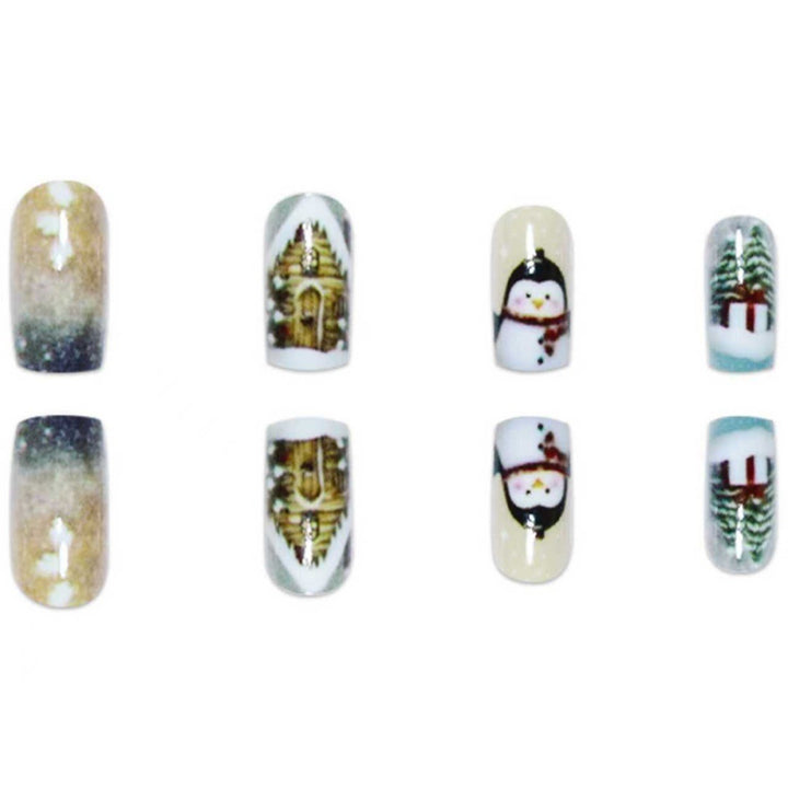 Winter-Themed Decorative Nail Art Kalsten